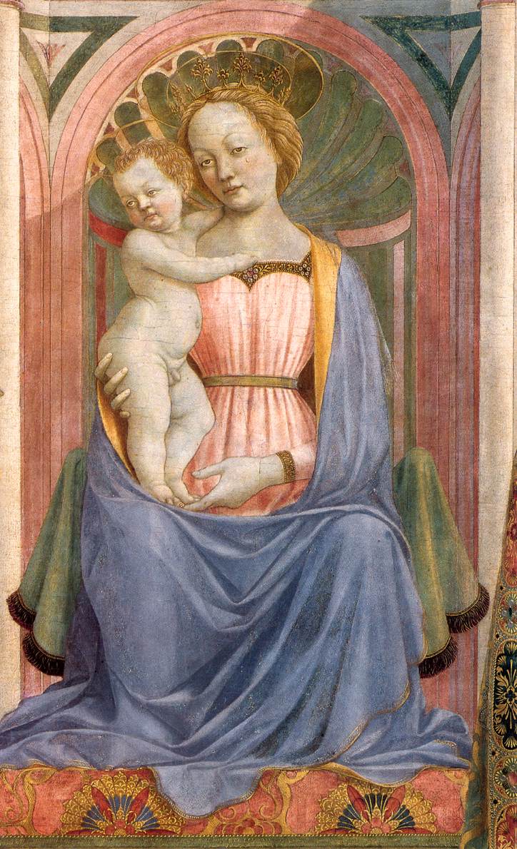 The Madonna and Child with Saints (detail) dh